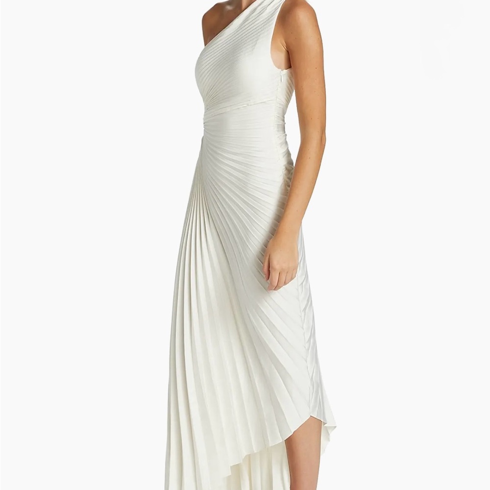 Elegant Pleated Maxi Dress - Picture 3 of 3
